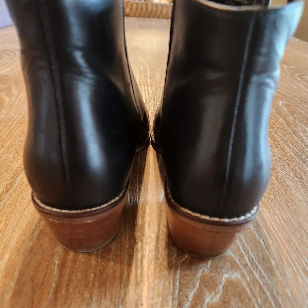 COLE‎ HAAN Grand OS Signature Abbott Black Chelsea Ankle Boots Women's Size 7.5